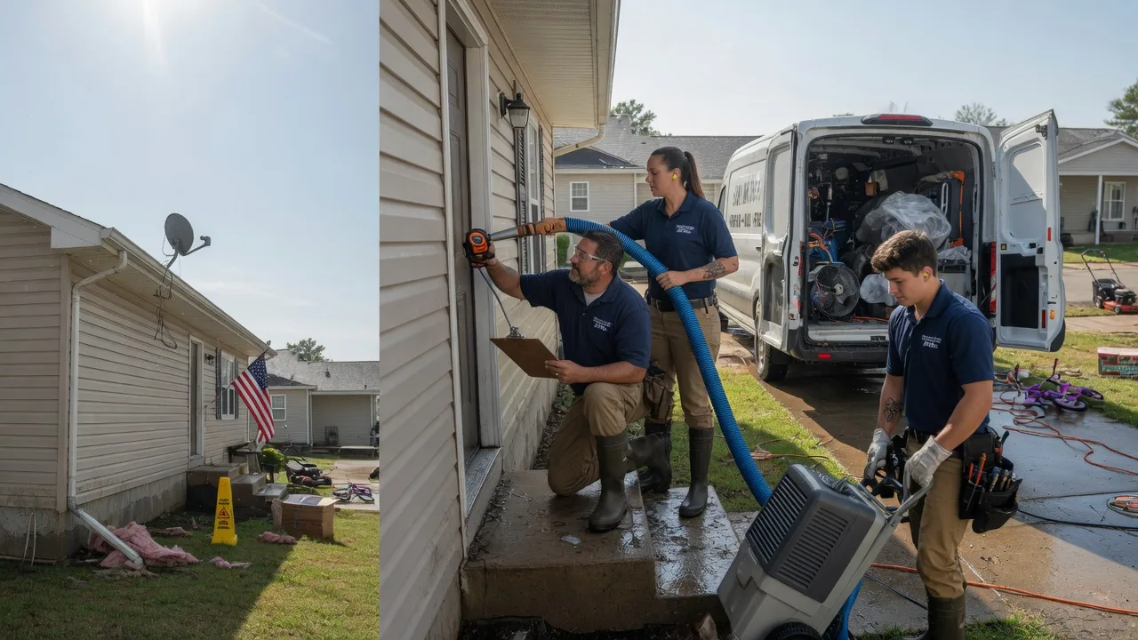 Ceiling Water Damage Restoration in Ossian, IN near me