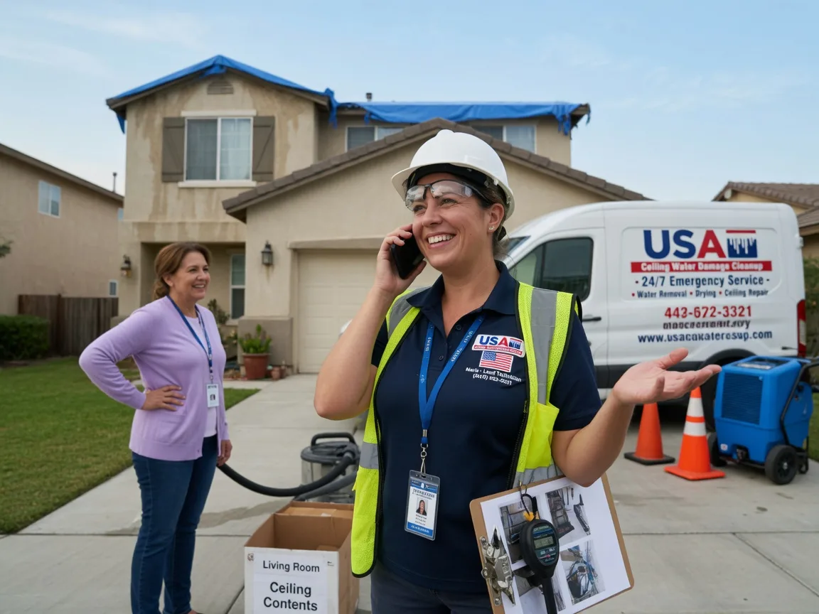 Ceiling Water Damage Restoration Ossian, IN FAQs